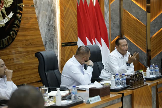 Wamendiktisaintek Fauzan Audiensi dengan Kemenkopolkam