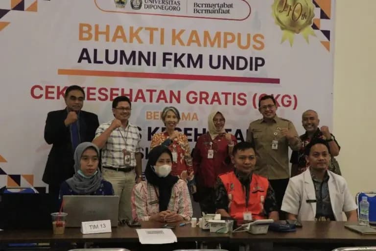 “Speling Melesat”  Pemprov Jateng Beri Layanan Kesehatan Gratis ke Ribuan Diponegoro Muda