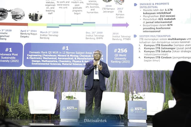 Diskusi panel STEM: Frontier Science yang membahas tentang digitalisasi (kecerdasan buatan dan semi konduktor)