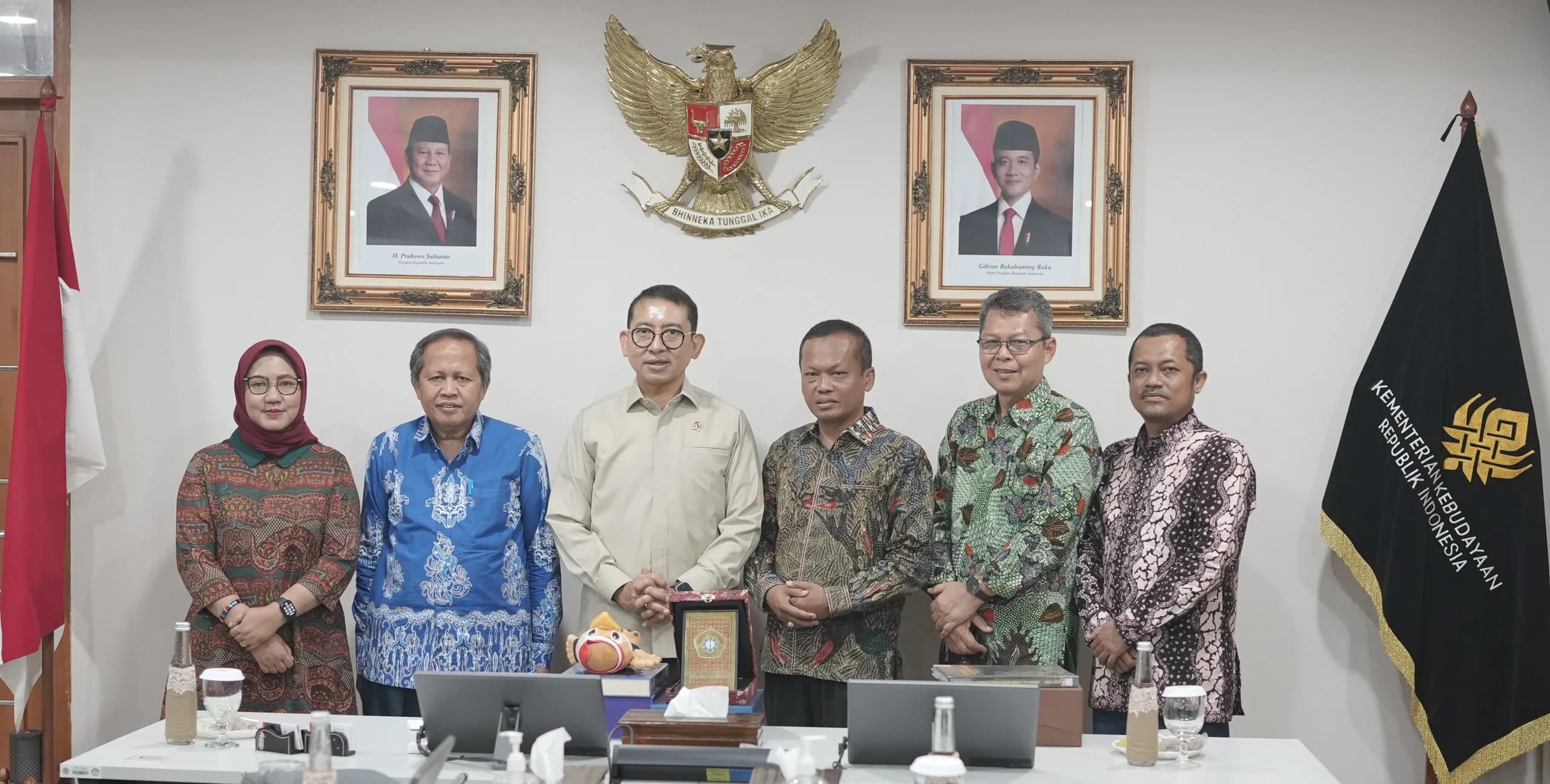 Rektor UTM Kunjungi Menteri Kebudayaan RI Bahas Penyelenggaraan Kongres Budaya Madura dan Peresmian Museum Budaya Madura