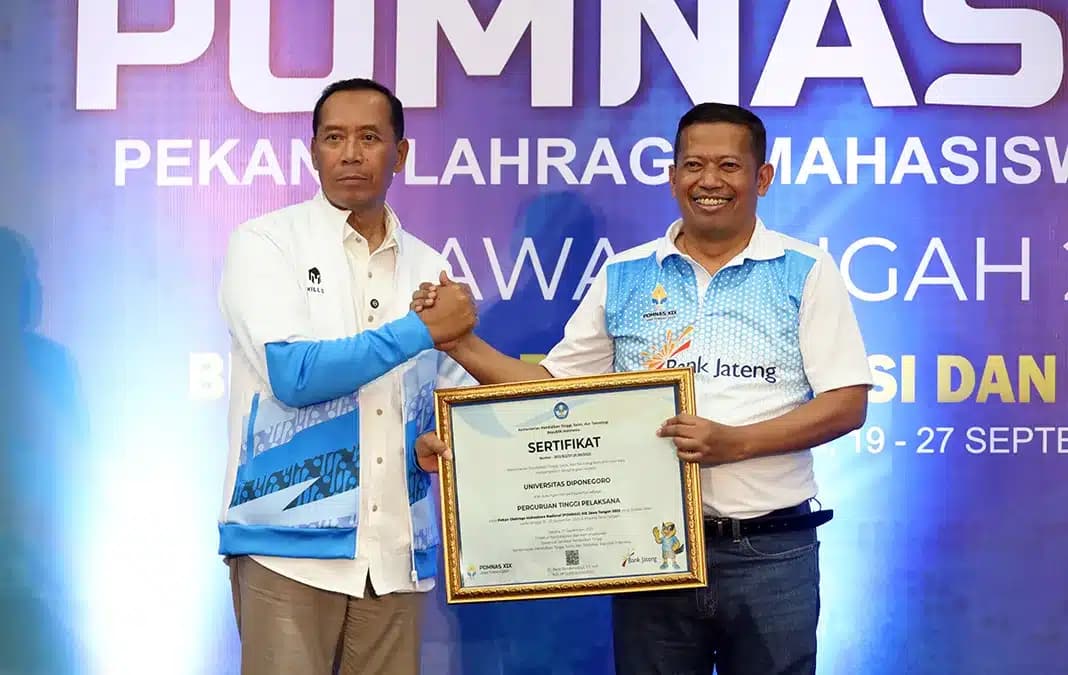 Wamen Diktisaintek Resmi Menutup POMNAS XIX 2025 di Stadium Basket UNDIP