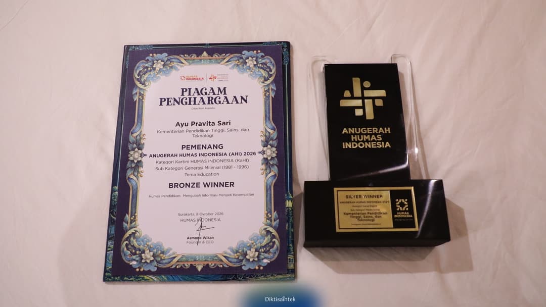 Kemdiktisaintek Raih Penghargaan Anugerah Humas Indonesia 2026