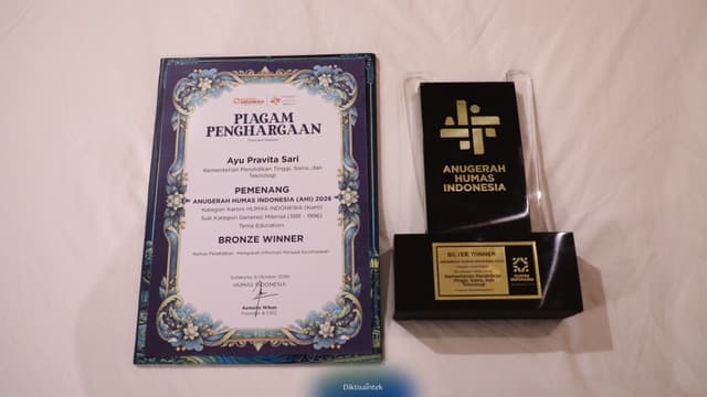 Kemdiktisaintek Raih Penghargaan Anugerah Humas Indonesia 2026