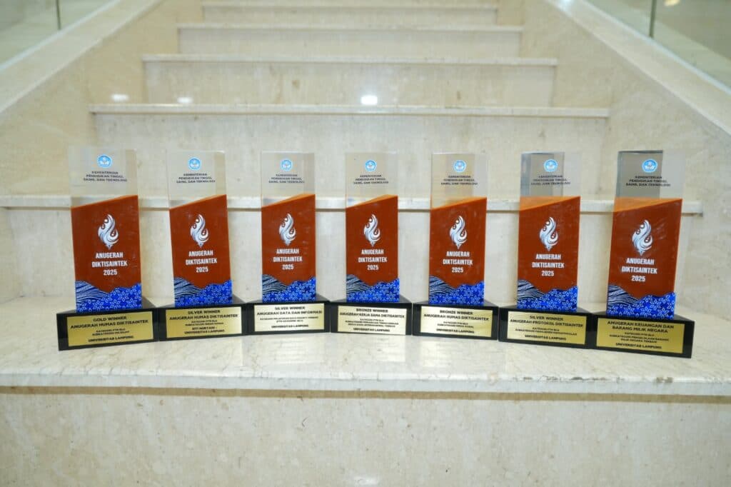 Unila Borong Tujuh Penghargaan Anugerah Diktisaintek