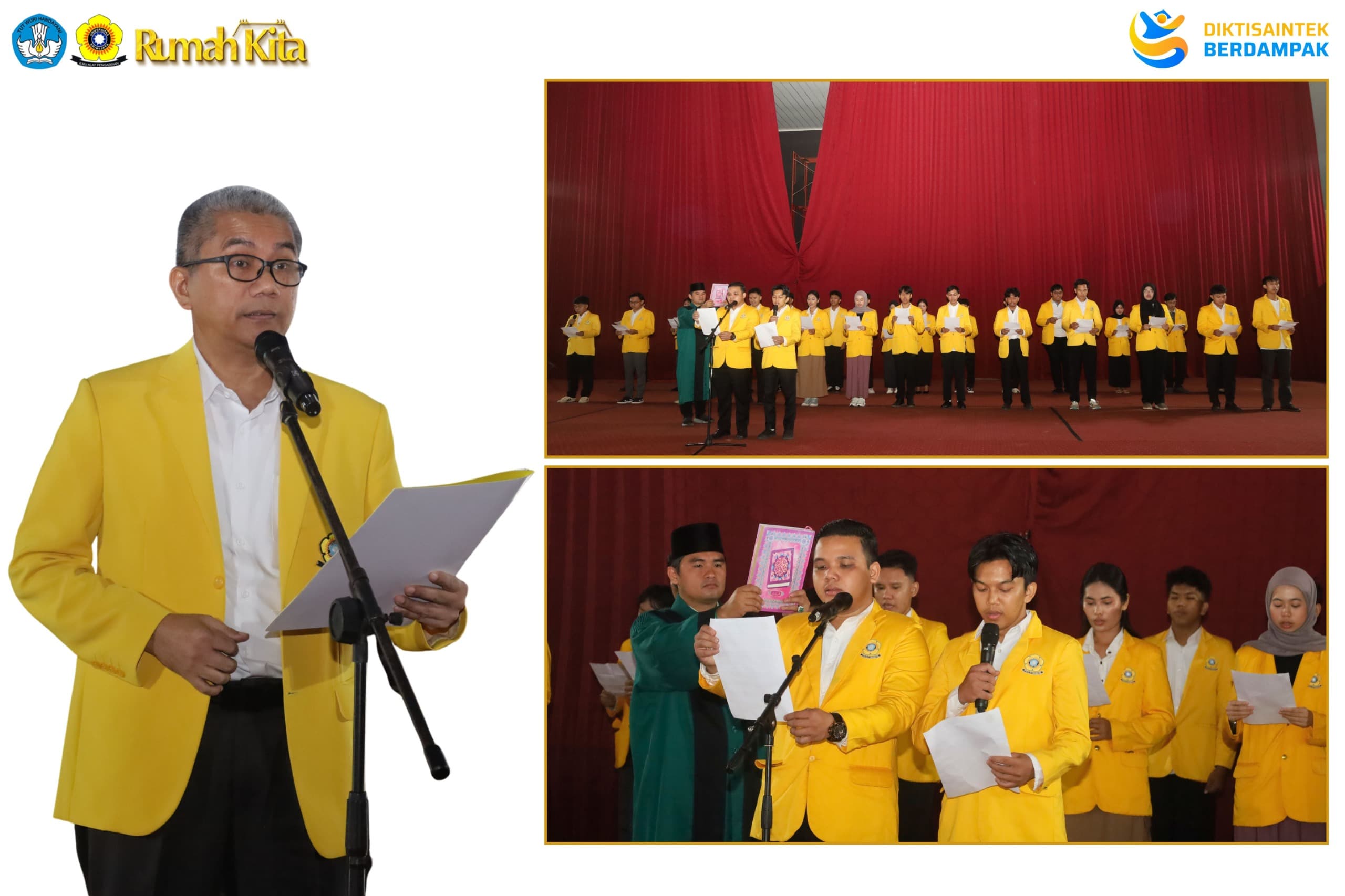 Rektor UNSRI Lantik Ketua BEM, UKM, dan UKK Kepengurusan Tahun 2026