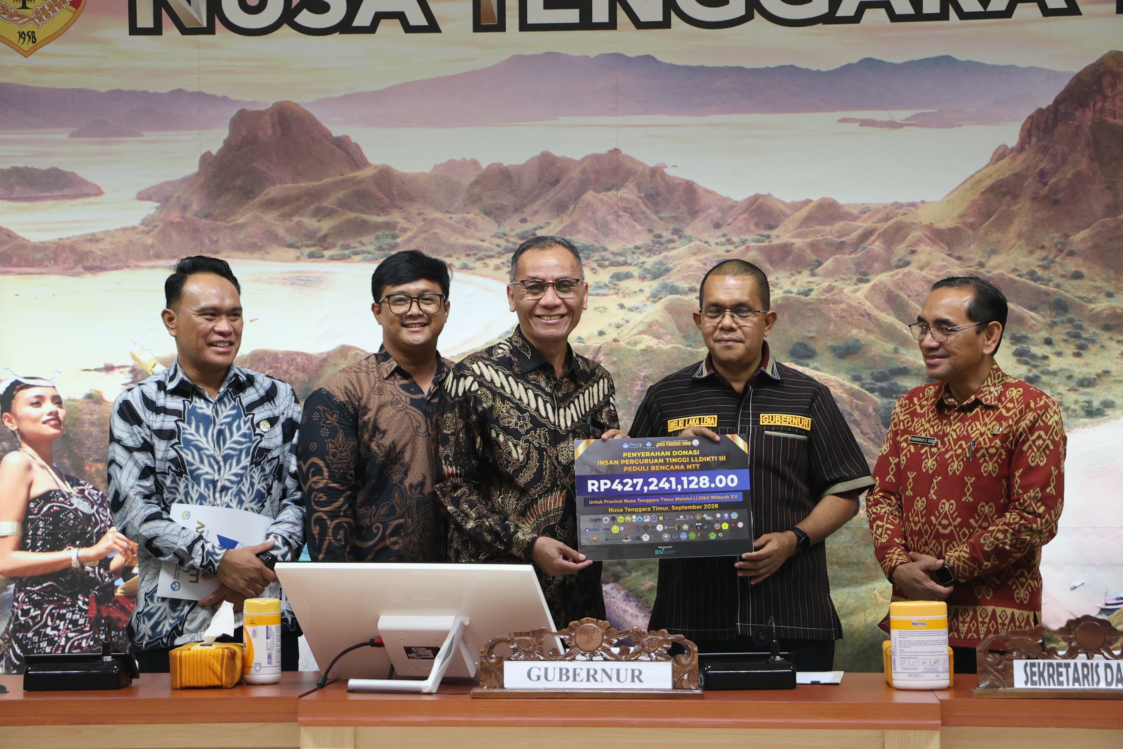 Wujud Keberdampakan Nyata, Perguruan Tinggi Jakarta Salurkan Donasi Korban Gempa NTT