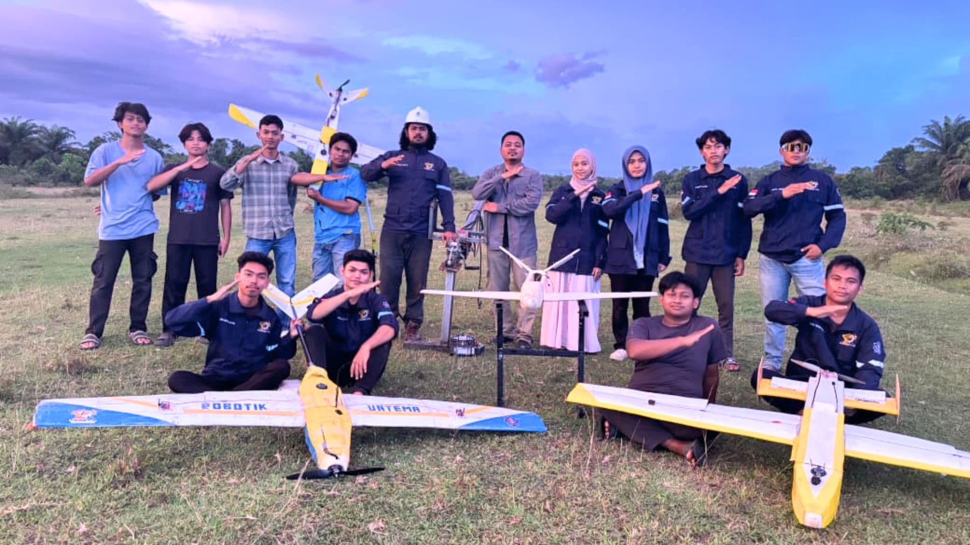 Drone Amfibi Hydra Rescue Karya Mahasiswa UTU Tembus Final KRTI 2026 di IKN