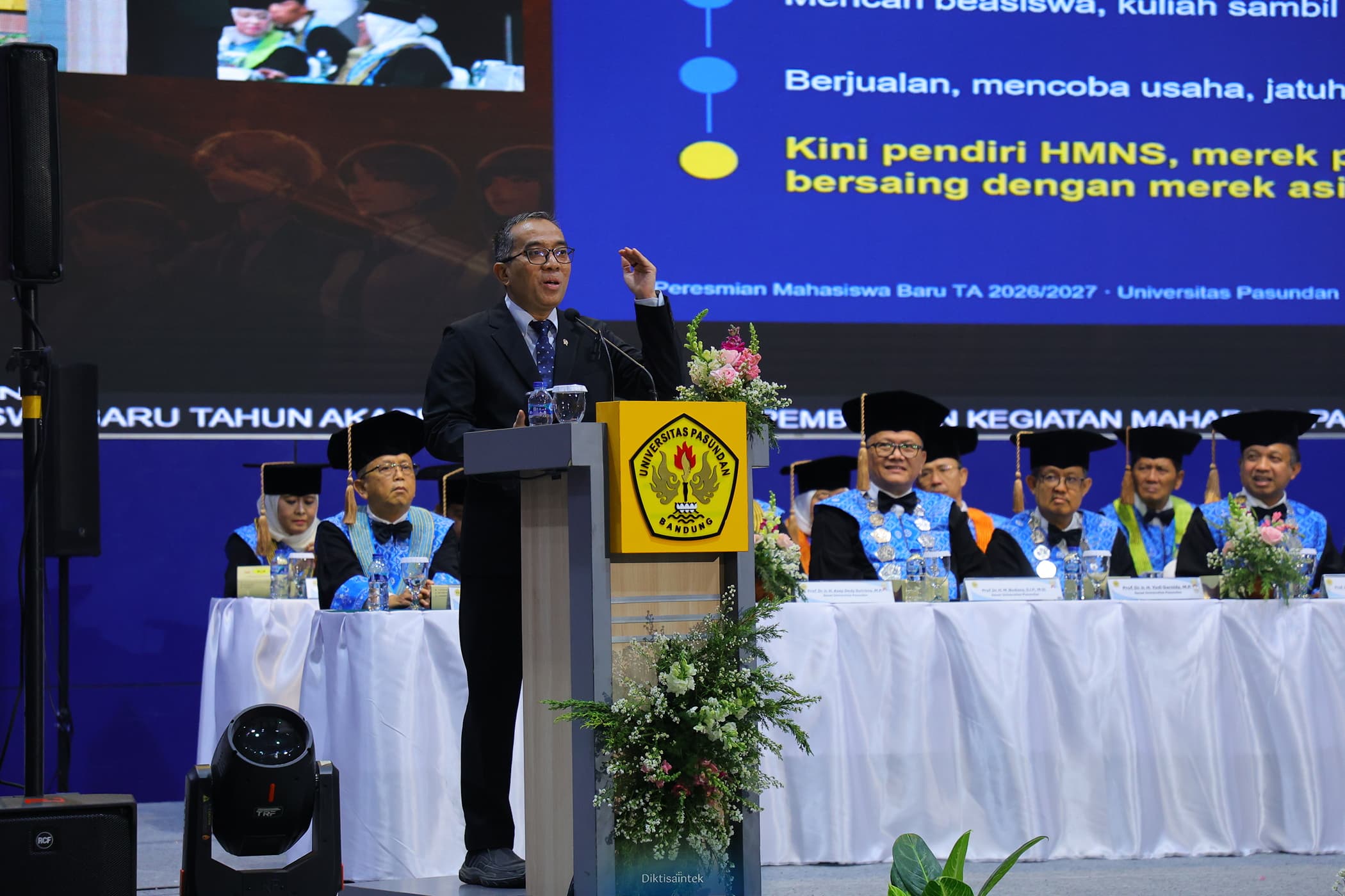 Mendiktisaintek Dorong Mahasiswa Unpas Kuasai Ilmu, Kembangkan Teknologi, dan Berkarya Berdampak