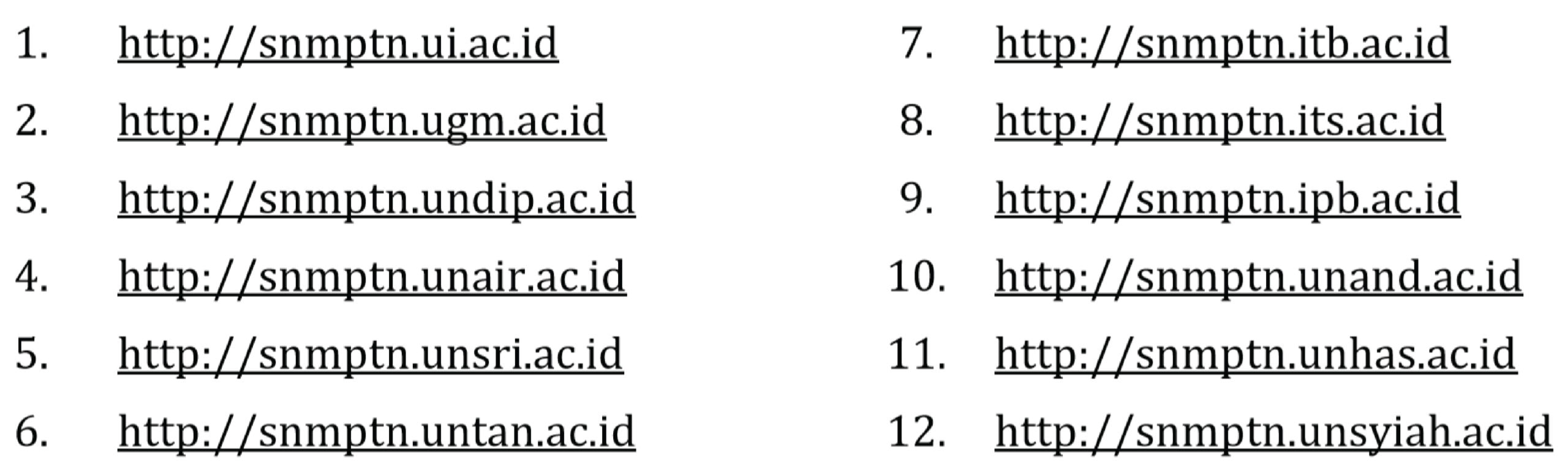 Pengumuman Hasil SNMPTN 2020