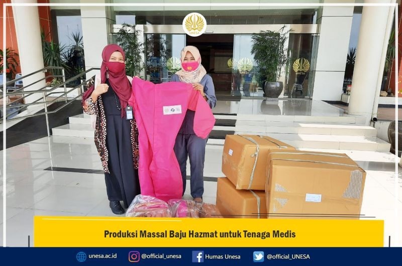 Produksi Massal Baju Hazmat untuk Tenaga Medis