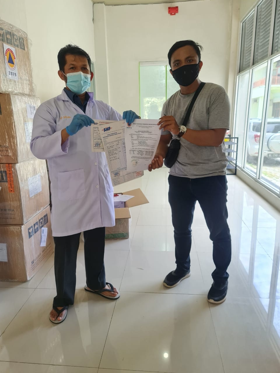 Unsyiah kembali Terima Bantuan Reagent dan Alat Laboratorium dari BNPB