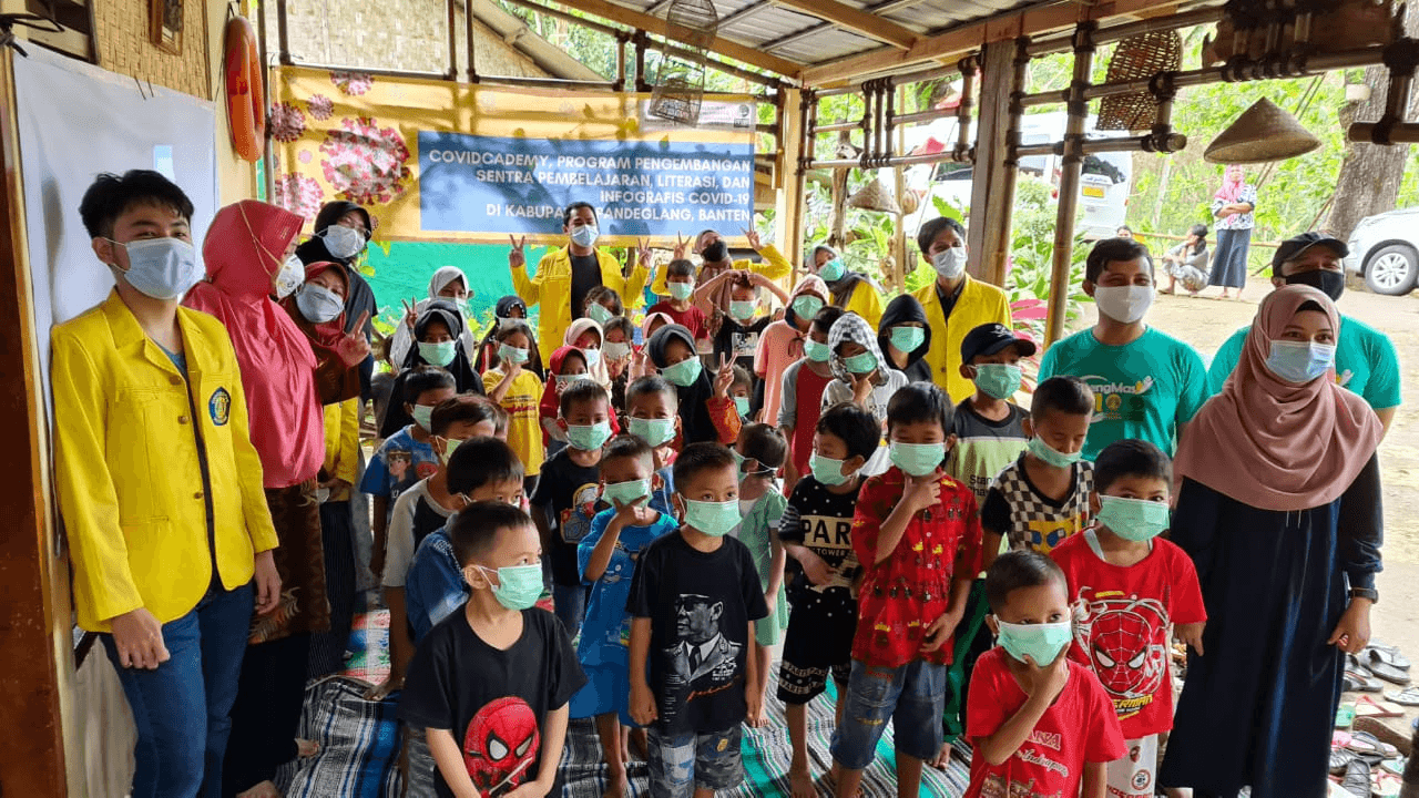 Dosen FMIPA UI Adakan Covidcademy, Edukasi Tangkal Covid-19 Lewat Lagu di Sukarame, Banten