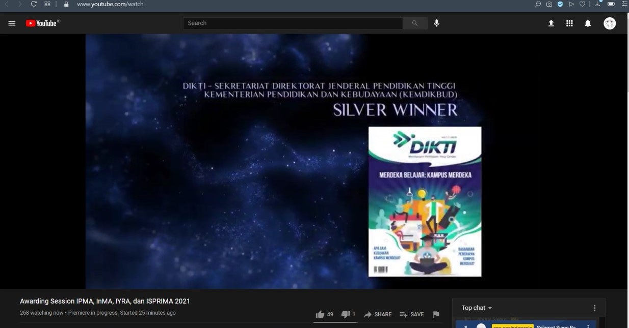 Majalah DIKTI Raih _Silver Winner_ di InMA 2021