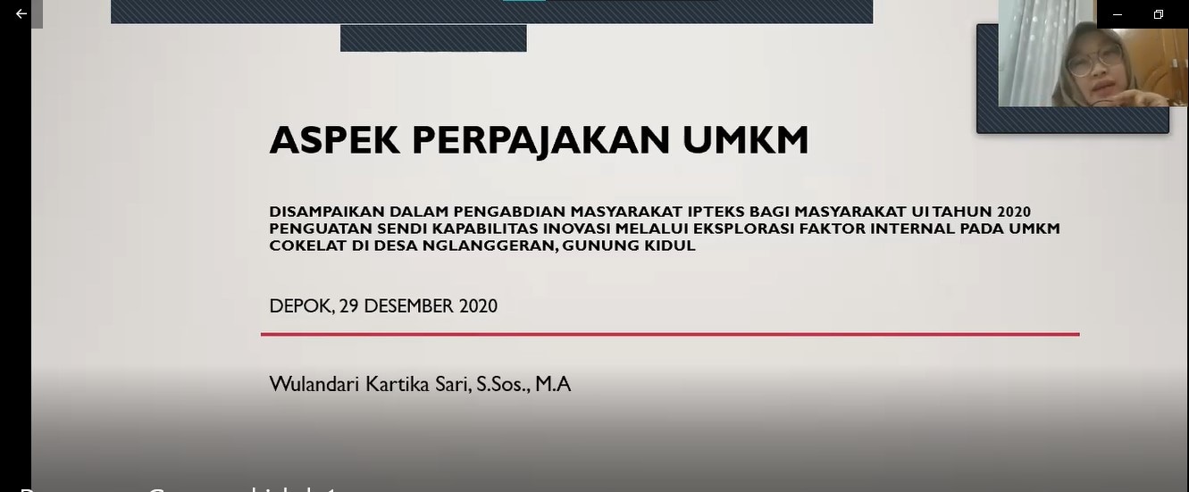 UI Dampingi Pengelolaan Keuangan UMKM di Nglanggeran, Yogyakarta, Lewat Program Pengmas FIA