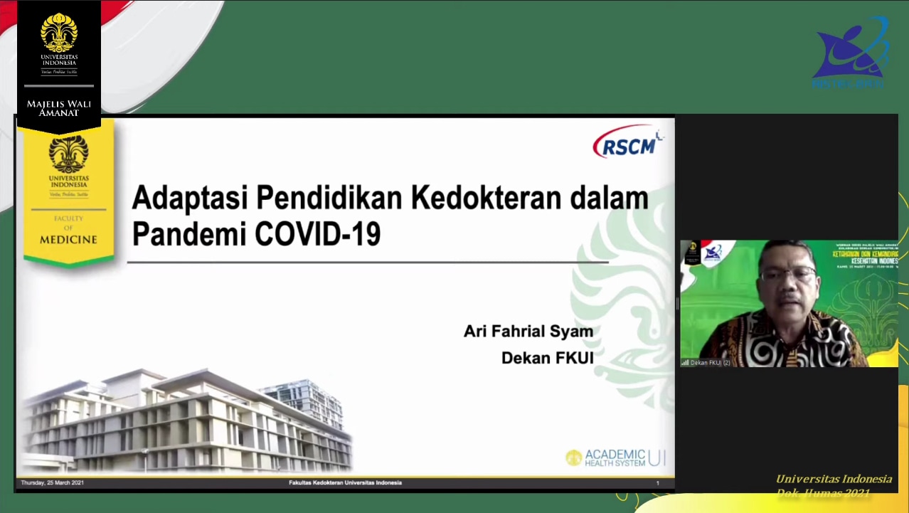 Adaptasi dan Adopsi Teknologi di FKUI dalam Pembelajaran di Era Pandemi Covid-19