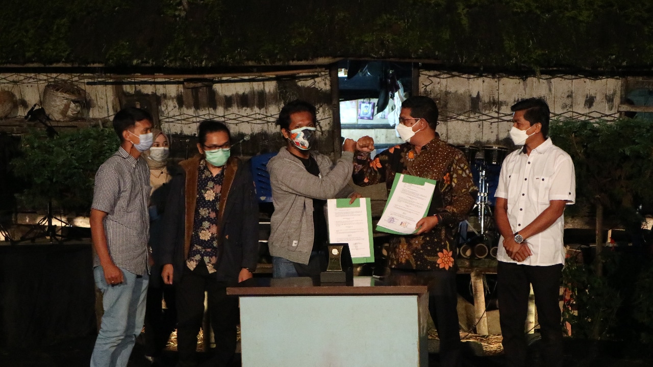 ISBI ACEH tampil pada Dokan Art Festival #4 di desa Budaya Dokan, Kabupaten Karo, Sumut