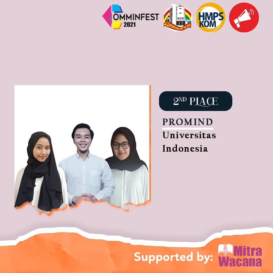 Mahasiswa Vokasi UI Raih Juara 2 Comminfest 2021