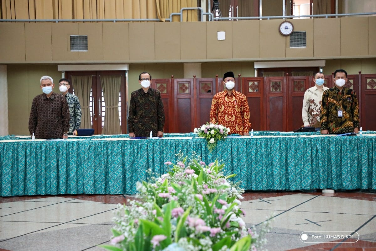 Penandatanganan Kerja Sama Universitas Terbuka dengan Perguruan Tinggi Mitra untuk Pengembangan ICE Institute