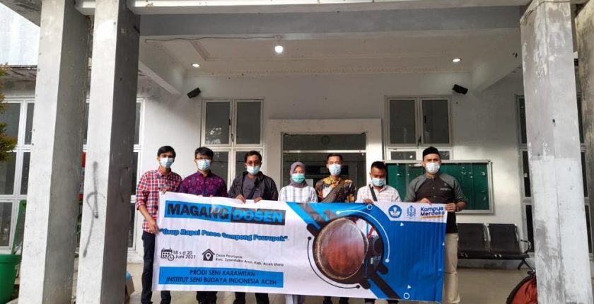 Magang Dosen Karawitan ISBI Aceh, Lestarikan Rapa'i Pasee Di Aceh Utara
