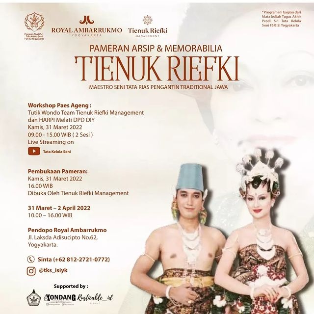 Mahasiswa Program Studi Tata Kelola Seni Menjadi Kurator Pameran Arsip &amp; Memorabilia Teinuk Riefki