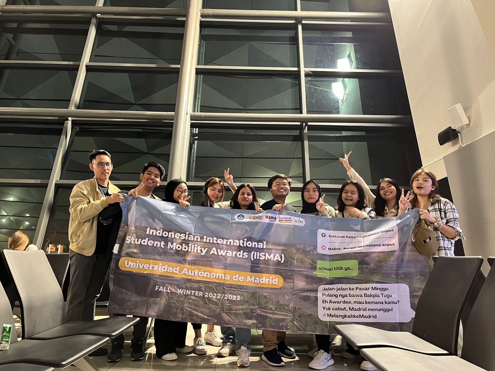 Perdana, Pelaksana Program IISMA Lepas Delegasi Mahasiswa Terbaik Indonesia ke Spanyol