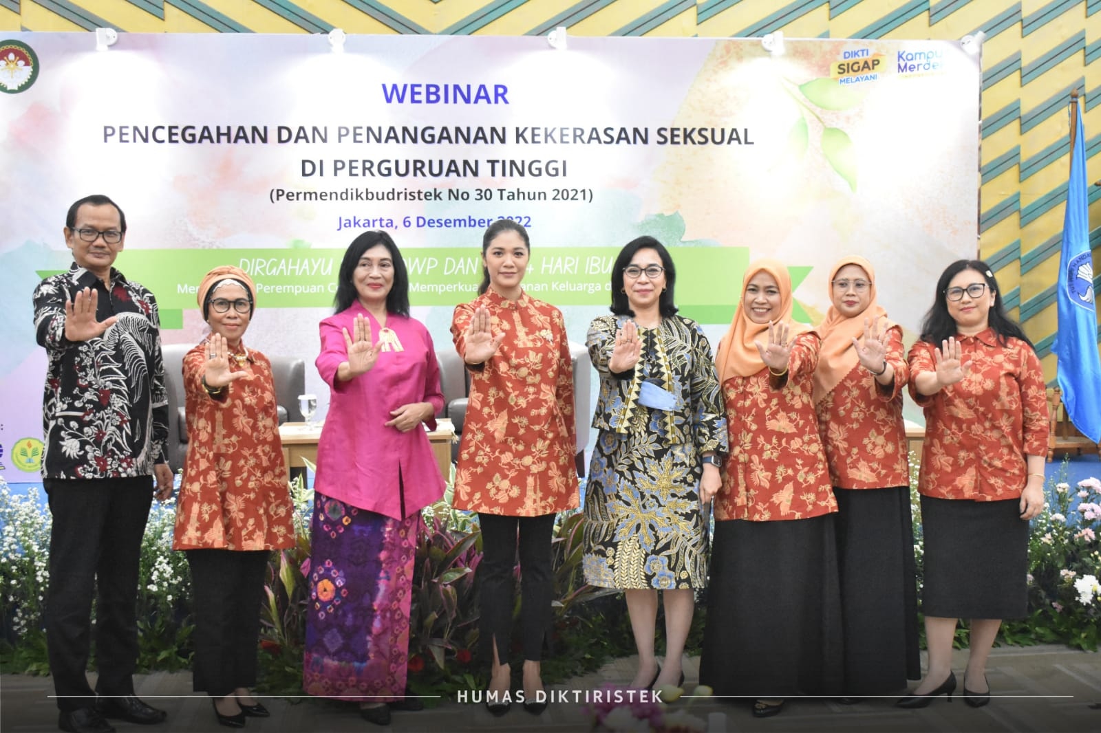 Dharma Wanita Persatuan Ditjen Diktiristek Dukung Implementasi Permendikburistek PPKS