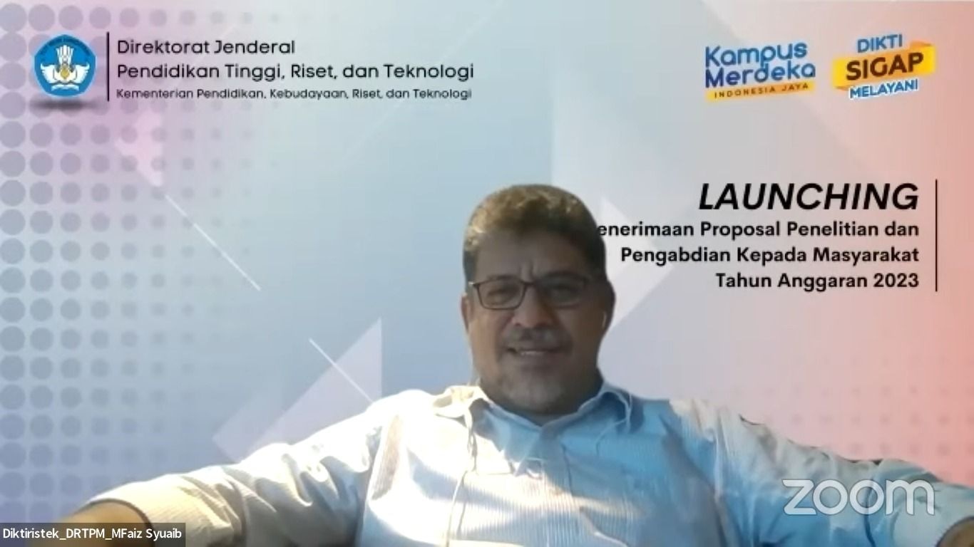 Pembukaan Program Penelitian dan Pengabdian kepada Masyarakat dan Pengumuman Hasil Klasterisasi Perguruan Tinggi 2023