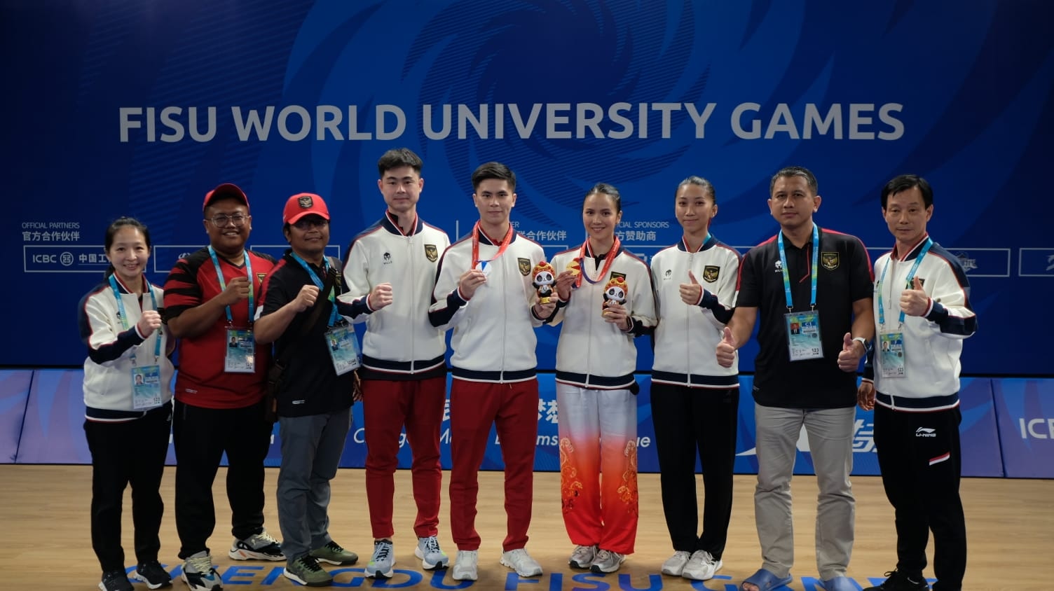 Perolehan Medali Sementara FISU World University Games 2021, Mahasiswa Indonesia Raih Dua Medali di Cabor Wushu