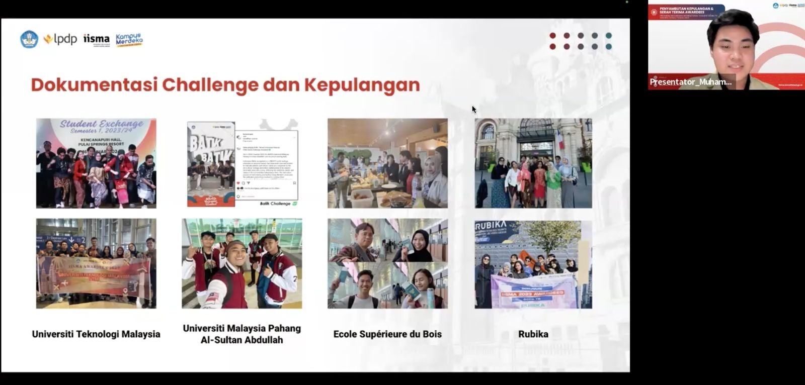 IISMA Menyambut Kembali Para Patriot