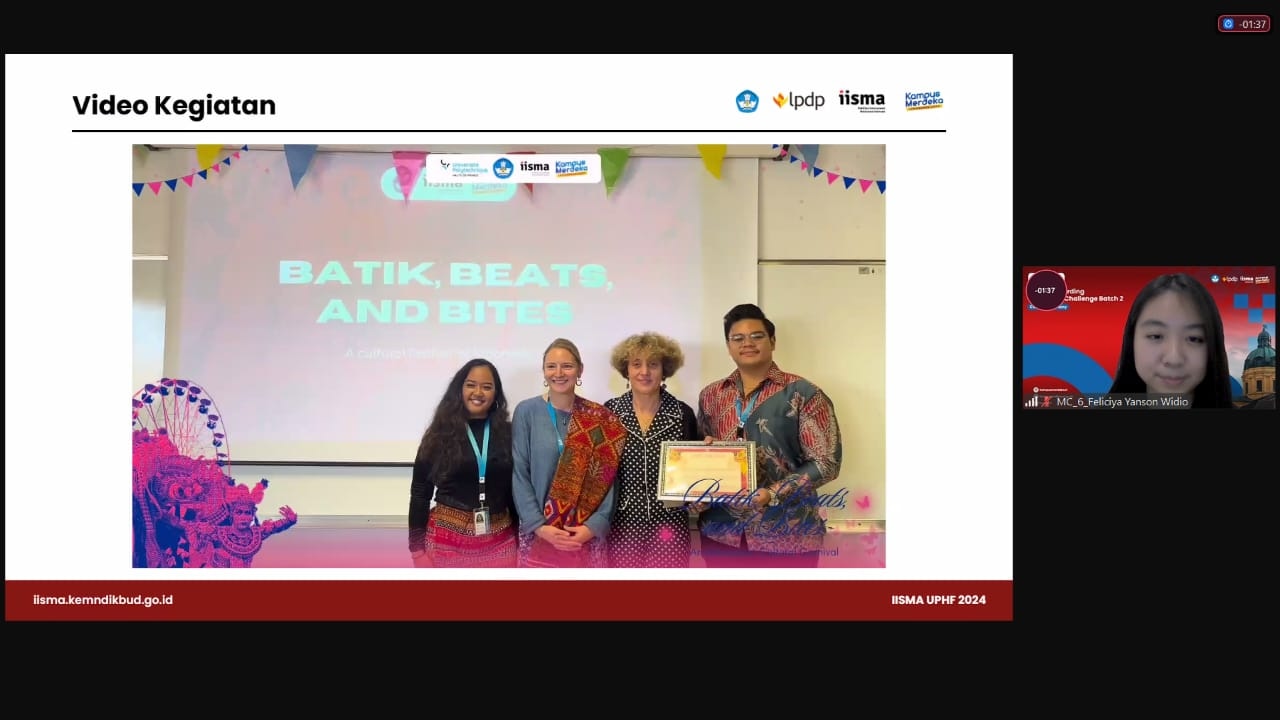 Awardee IISMA Perkenalkan Budaya Indonesia di Luar Negeri Lewat CULTURISE Challenge