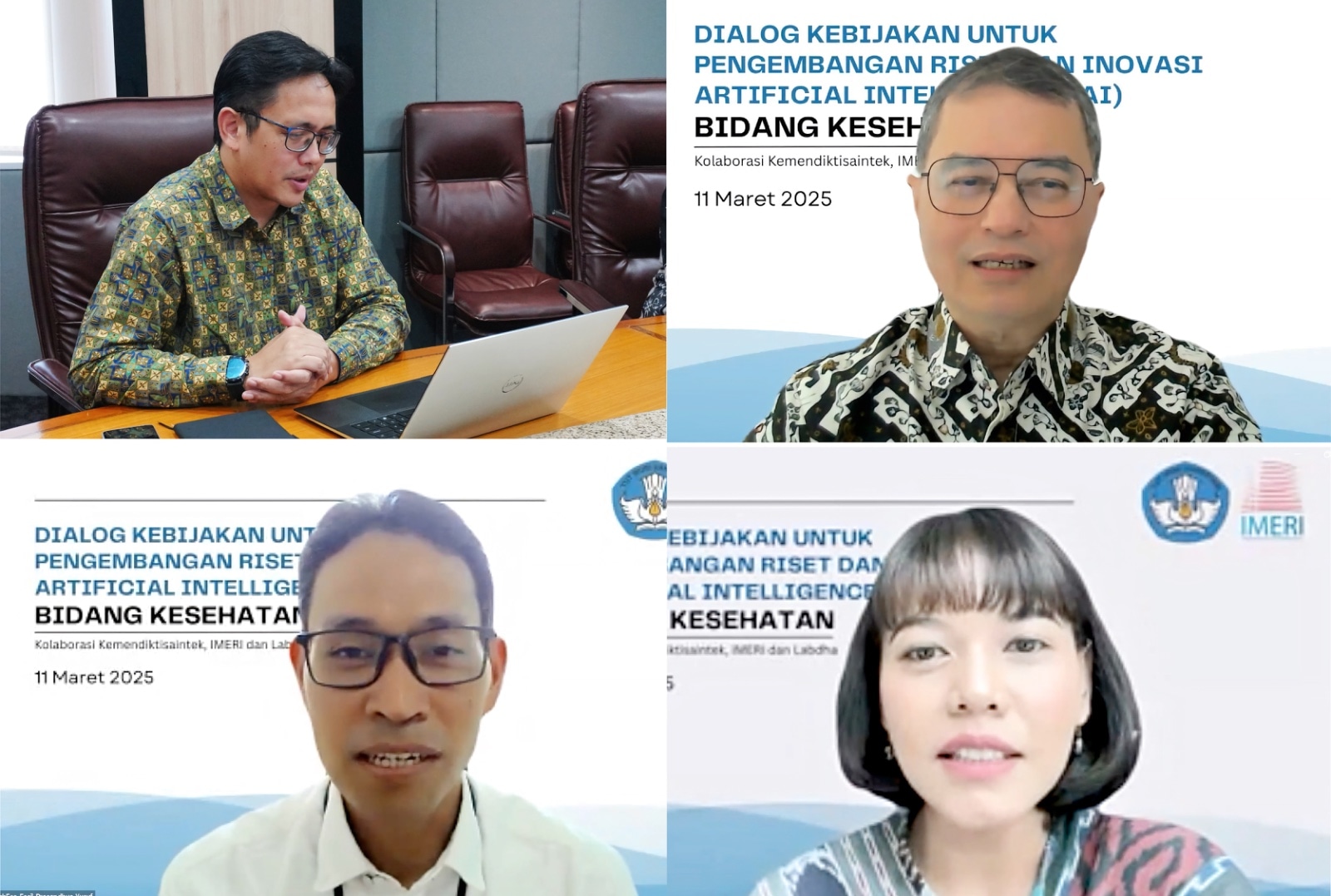 Forum Dialog Kebijakan untuk Pengembangan Riset dan Inovasi AI di Bidang Kesehatan (Tahap 2)
