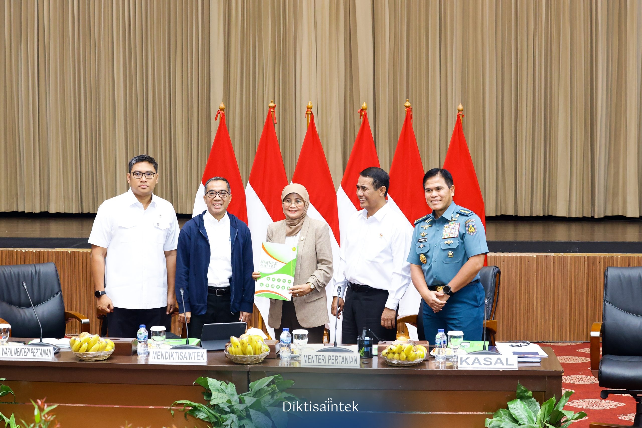 Percepat Swasembada dan Hilirisasi Pangan, Kemdiktisaintek, Kementan dan TNI AL Siap Kawal Riset Strategis Nasional