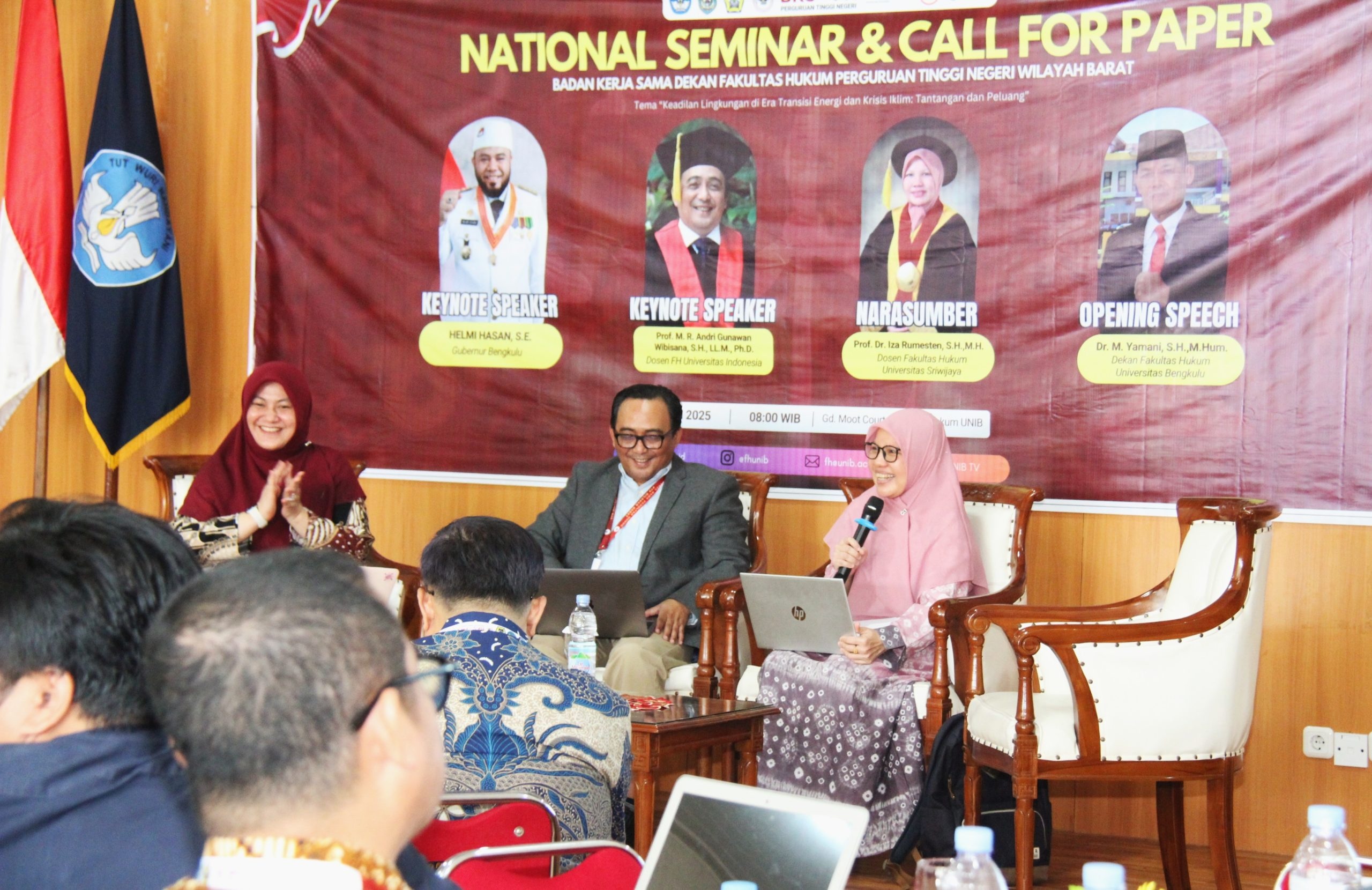 FH Unib Tuan Rumah Raker BKS PTN-Barat, Bahas Kolaborasi Kampus Berdampak dan Isu Lingkungan