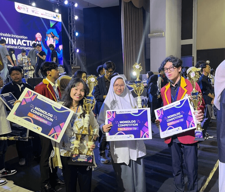 Mahasiswa Prodi Teater ISI Yogyakarta Sabet Juara Pertama WINACTION 2025 Monolog Competition
