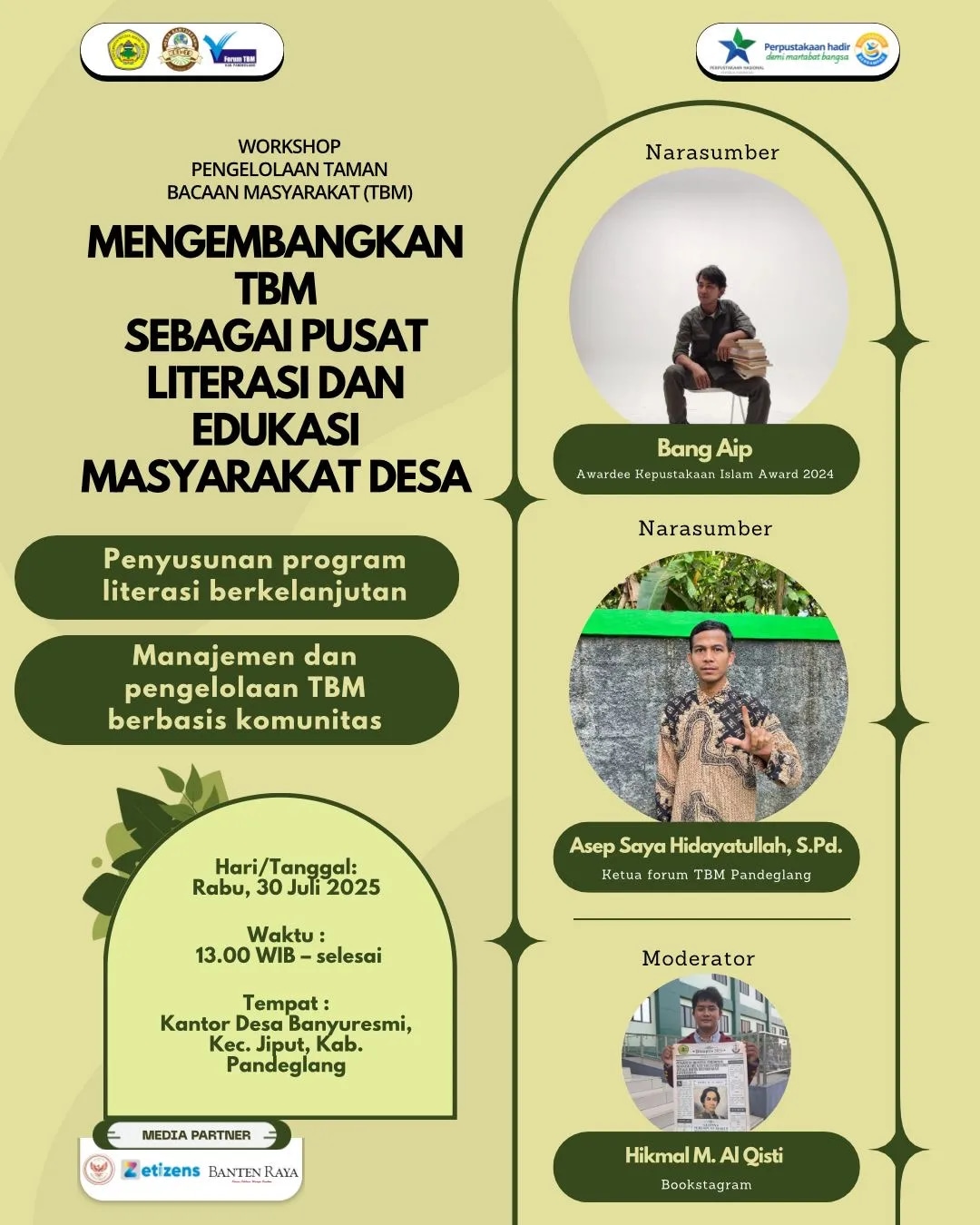 Workshop Pengelolaan TBM Dorong Desa Banyuresmi Jadi Pusat Literasi dan Edukasi