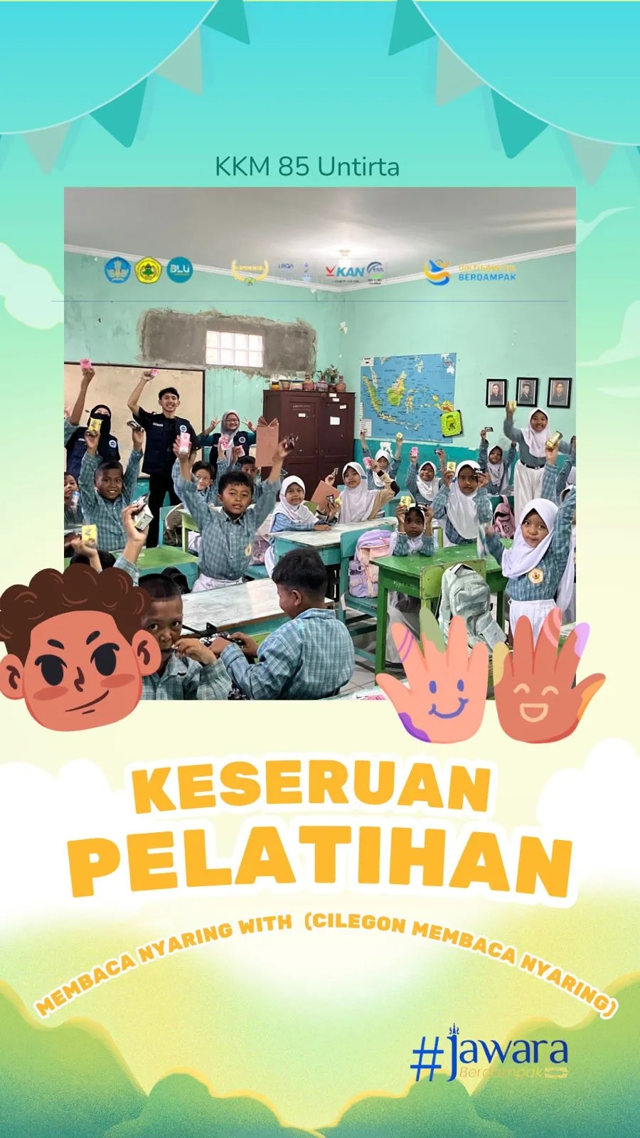 Kampus Berdampak: Sinergi Mahasiswa serta pelatihan dengan Komunitas Membaca Nyaring Cilegon dalam Meningkatkan Budaya Literasi Anak di TBM IBNU SINA