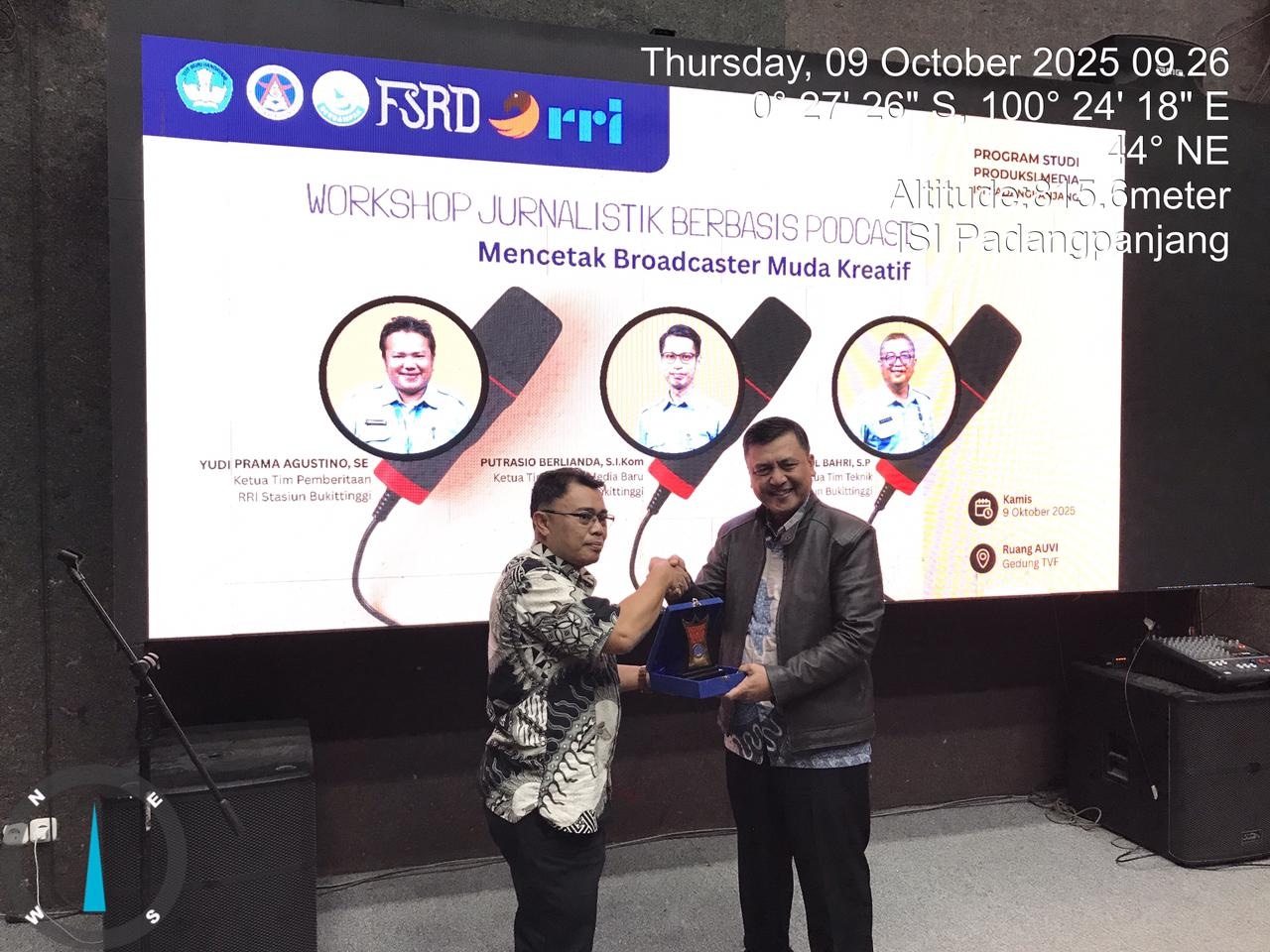 Kolaborasi FSRD ISI Padangpanjang dan RRI Bukittinggi Kuatkan Literasi Media Digital