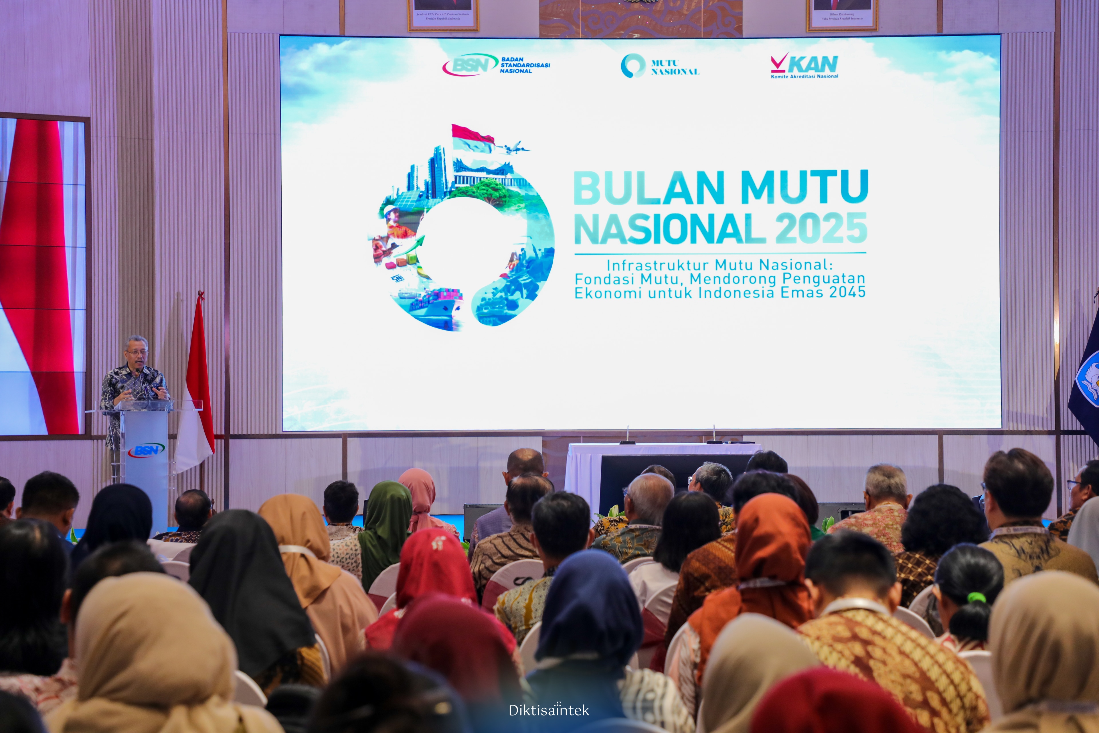 Bulan Mutu Nasional 2025 Dibuka: Sesjen Kemdiktisaintek Tekankan Standar sebagai Fondasi Inovasi