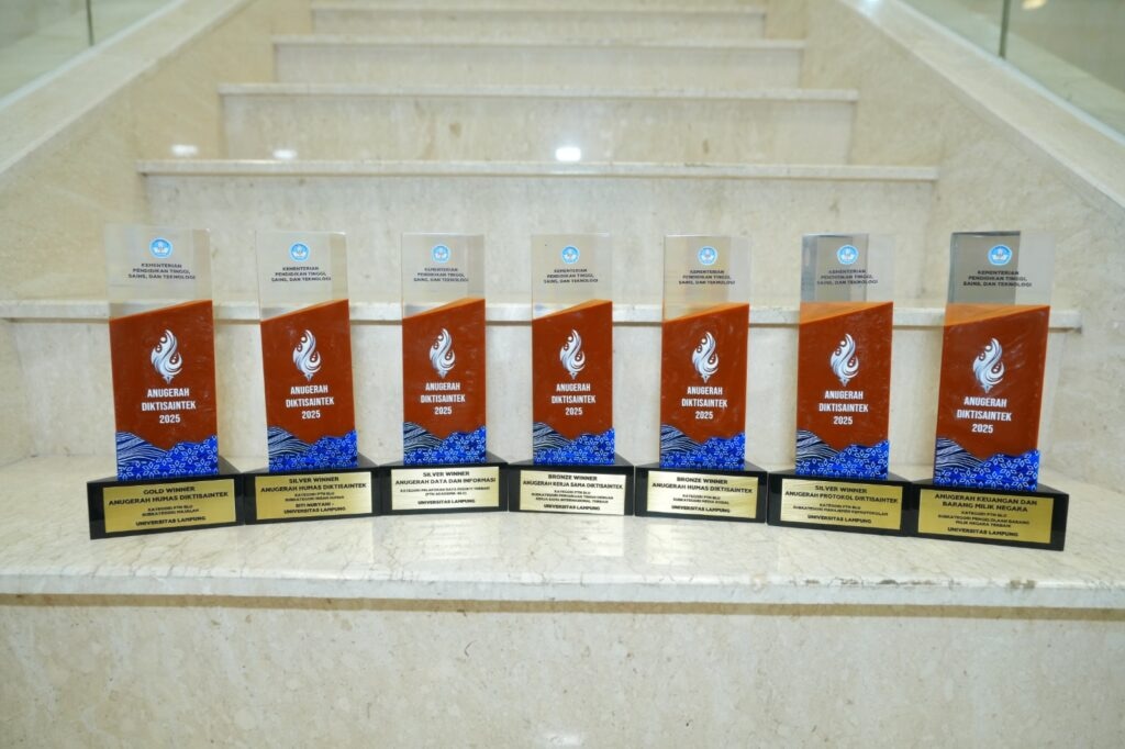 Unila Borong Tujuh Penghargaan Anugerah Diktisaintek