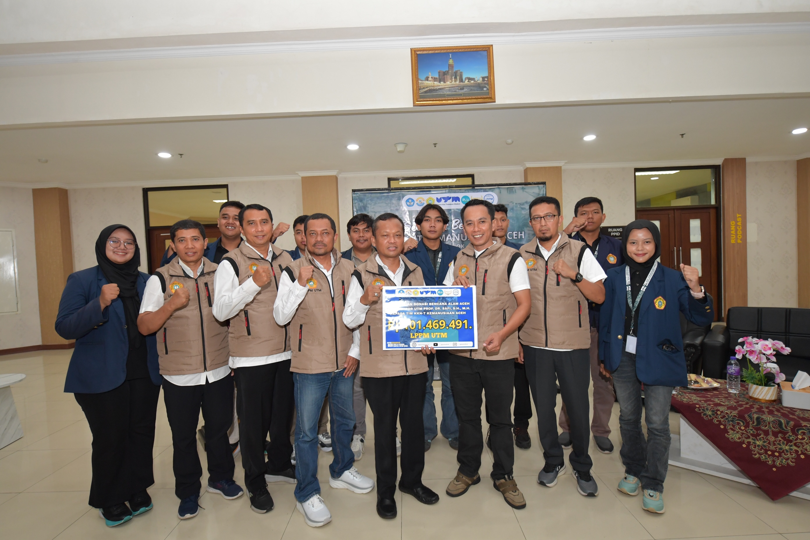 UTM Berangkatkan Mahasiswa KKNT Kemanusiaan ke Aceh Utara, Respons Bencana Banjir dan Longsor