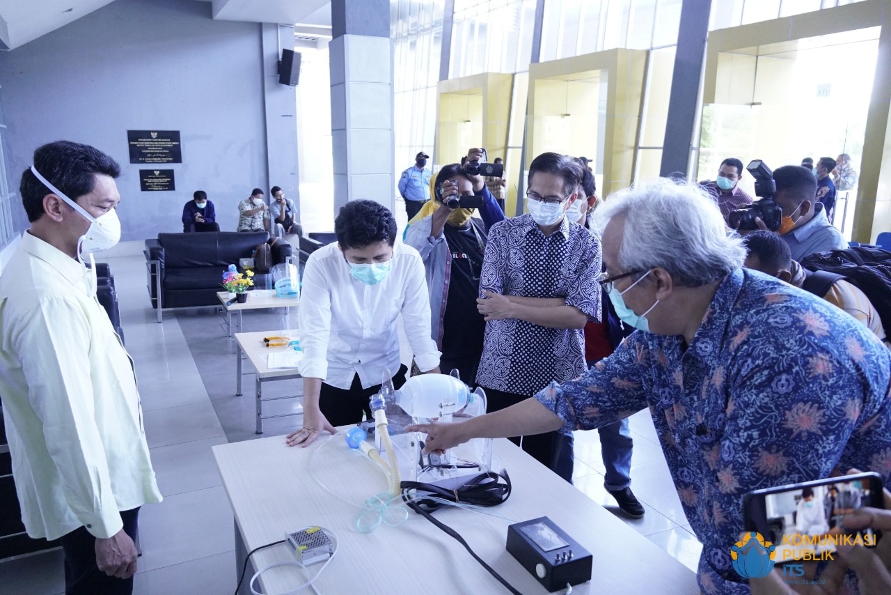 ITS Ciptakan Robot Ventilator Murah Bantu Penanganan Pasien Covid-19