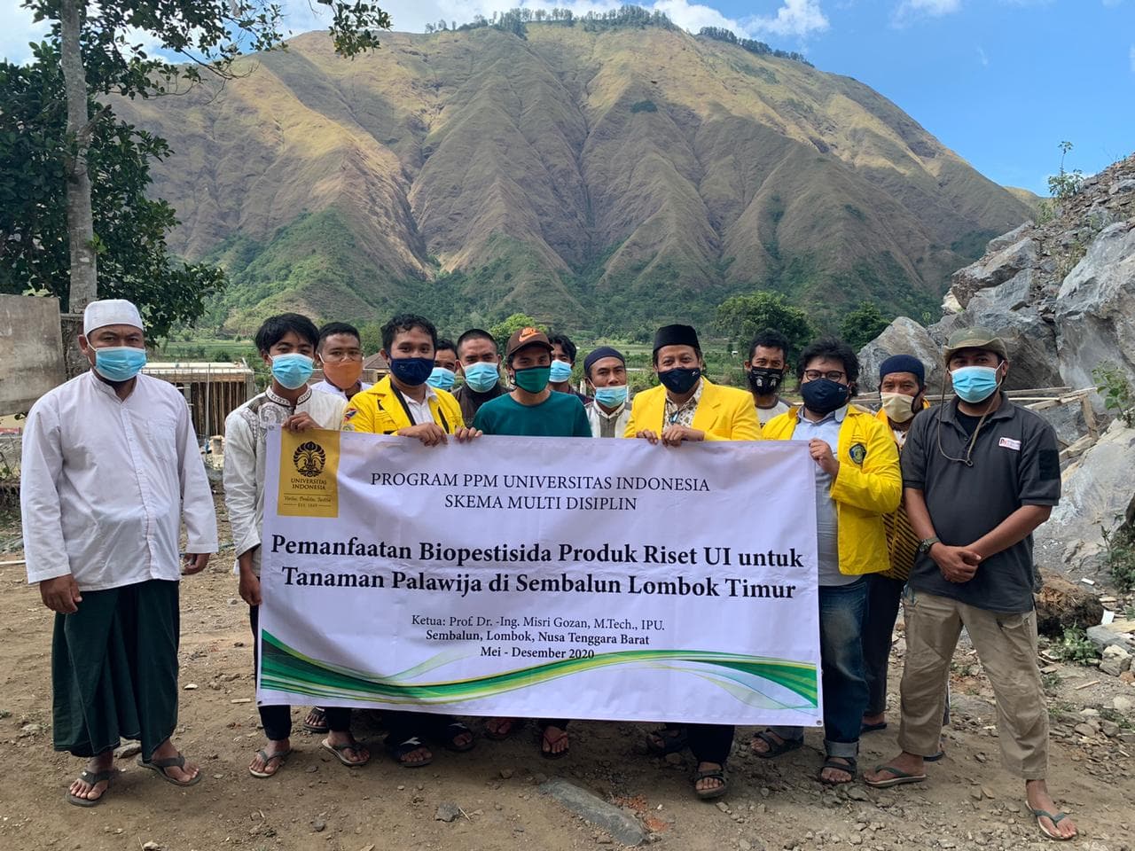 Guru Besar FTUI Kenalkan Biopestisida Tanaman Palawija di Sembalun Lombok Timur