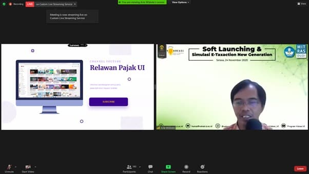 Vokasi UI Luncurkan E-Taxaction NG, Aplikasi Konsultasi Pajak Gratis Dukung UMKM Pahami Pajak