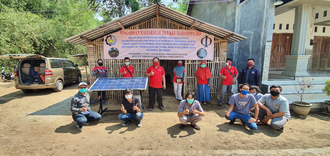 ITS Ciptakan Alat Otomasi Kelembaban dan Suhu Budidaya Jamur Tiram