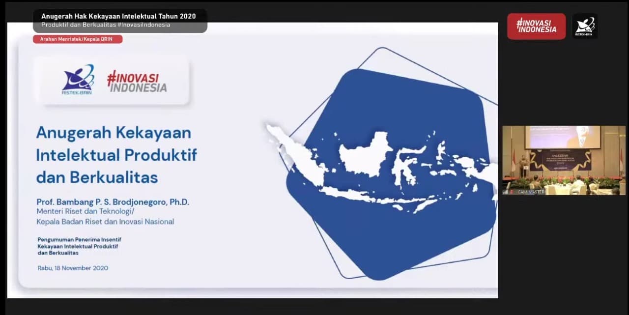 UI Dinobatkan Kemenristek/BRIN sebagai Institusi Terproduktif Hasilkan Kekayaan Intelektual Berkualitas se-Indonesia