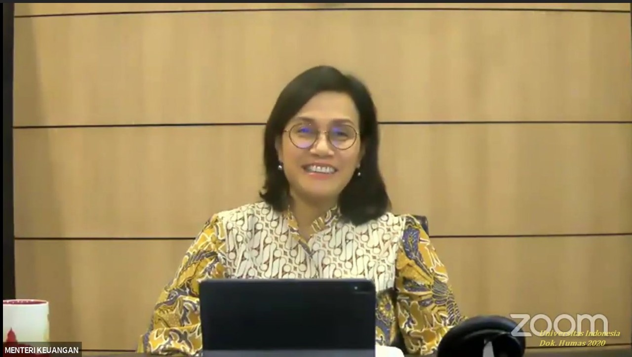 FEB UI Gelar Kuliah Umum Menkeu Sri Mulyani Tentang Kebijakan Keuangan Atasi Pandemi COVID-19