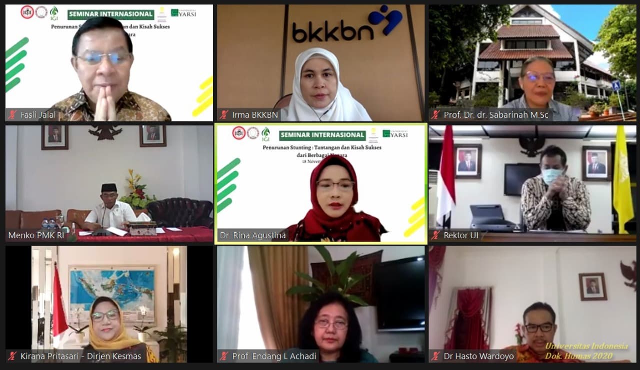 FKM UI – PDGMI Kolaborasi Gelar Seminar Internasional Penurunan Stunting di Indonesia