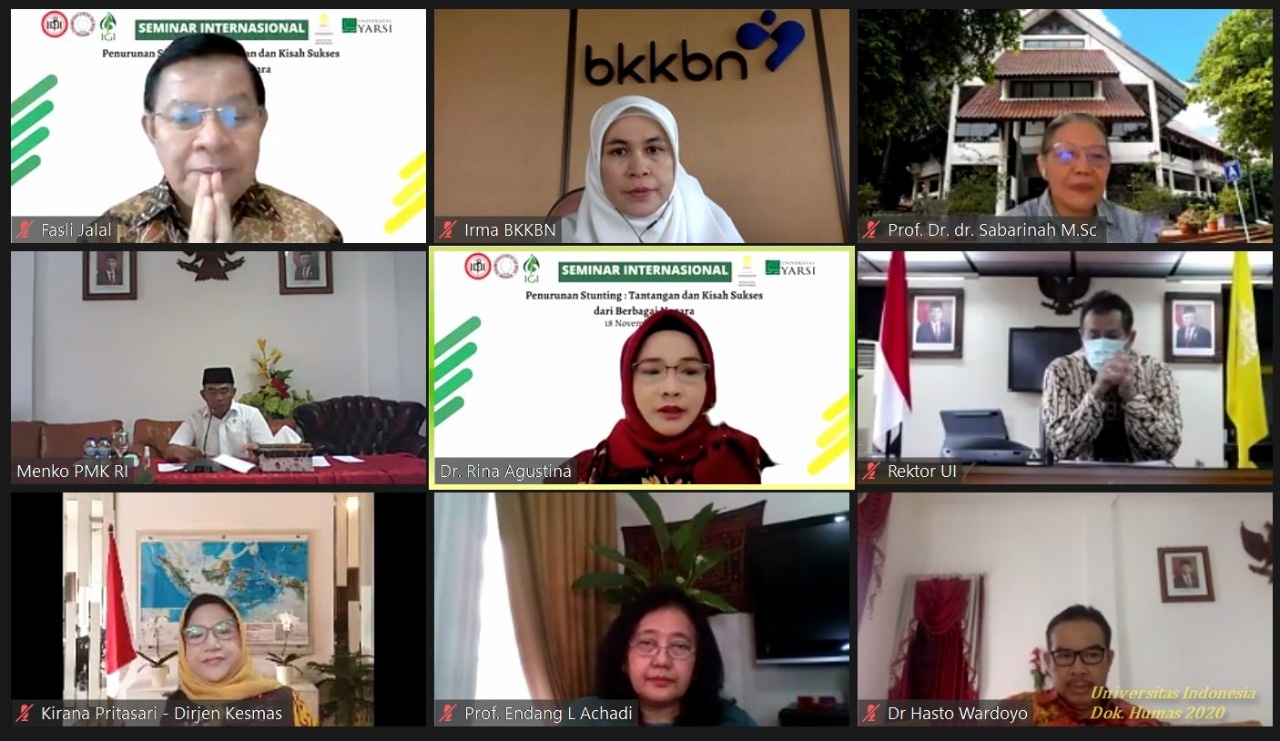 FKM UI – PDGMI Kolaborasi Gelar Seminar Internasional Penurunan Stunting di Indonesia