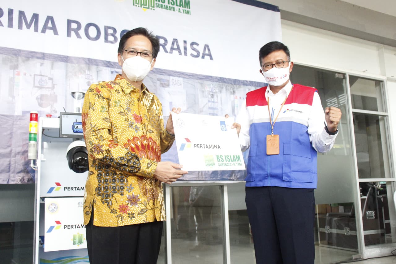 Dua Unit Robot RAISA Siap Bertugas di RSI Surabaya