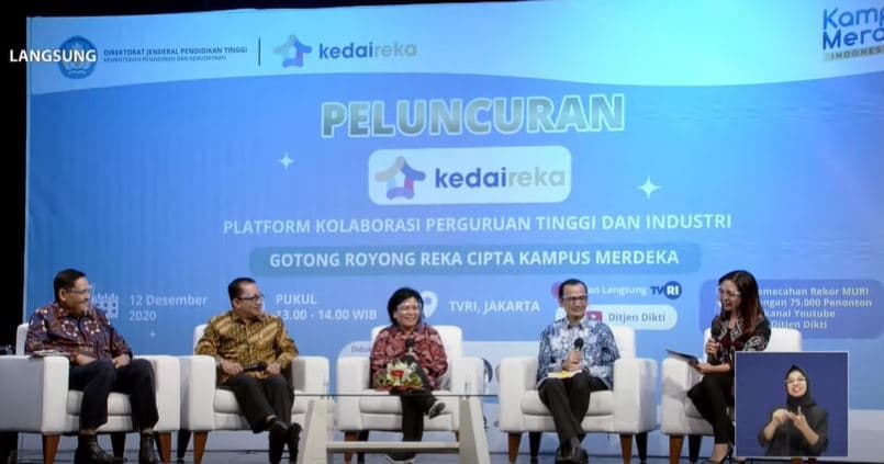 Kemendikbud Resmi Luncurkan Kedaireka, _Platform_ Kolaborasi Perguruan Tinggi dan Industri untuk Kedaulatan Indonesia dalam Reka Cipta